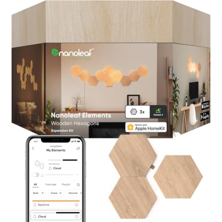 Elements Lighting Decor - Elements Wood Look Smart Wall Lights,