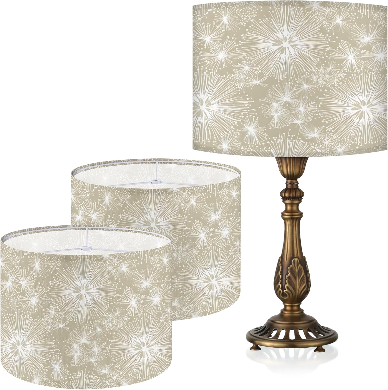 Geometric Lamp Shade - Table Lamp Shade, 13”W x 10”H