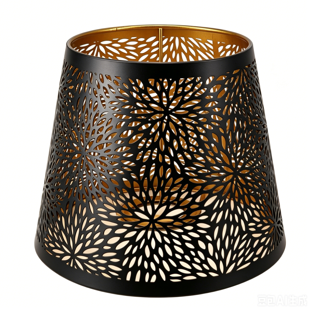 Geometric Lamp Shade - Modern Iron Lampshade Geometric Pattern Medium