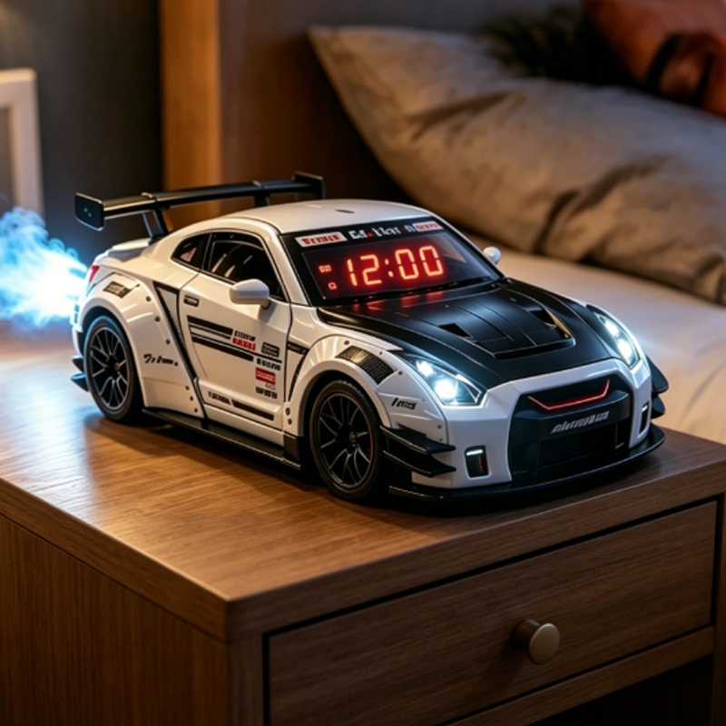 1SET  Car Alarm Clock with LED - Unique Lighting Decor avaliação e preço