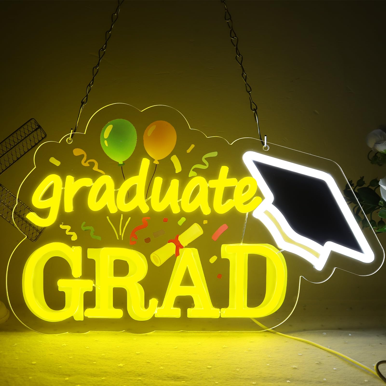 Congrats LED Neon Sign Dimmabl - Lighting Room Decor Photo avaliação e preço