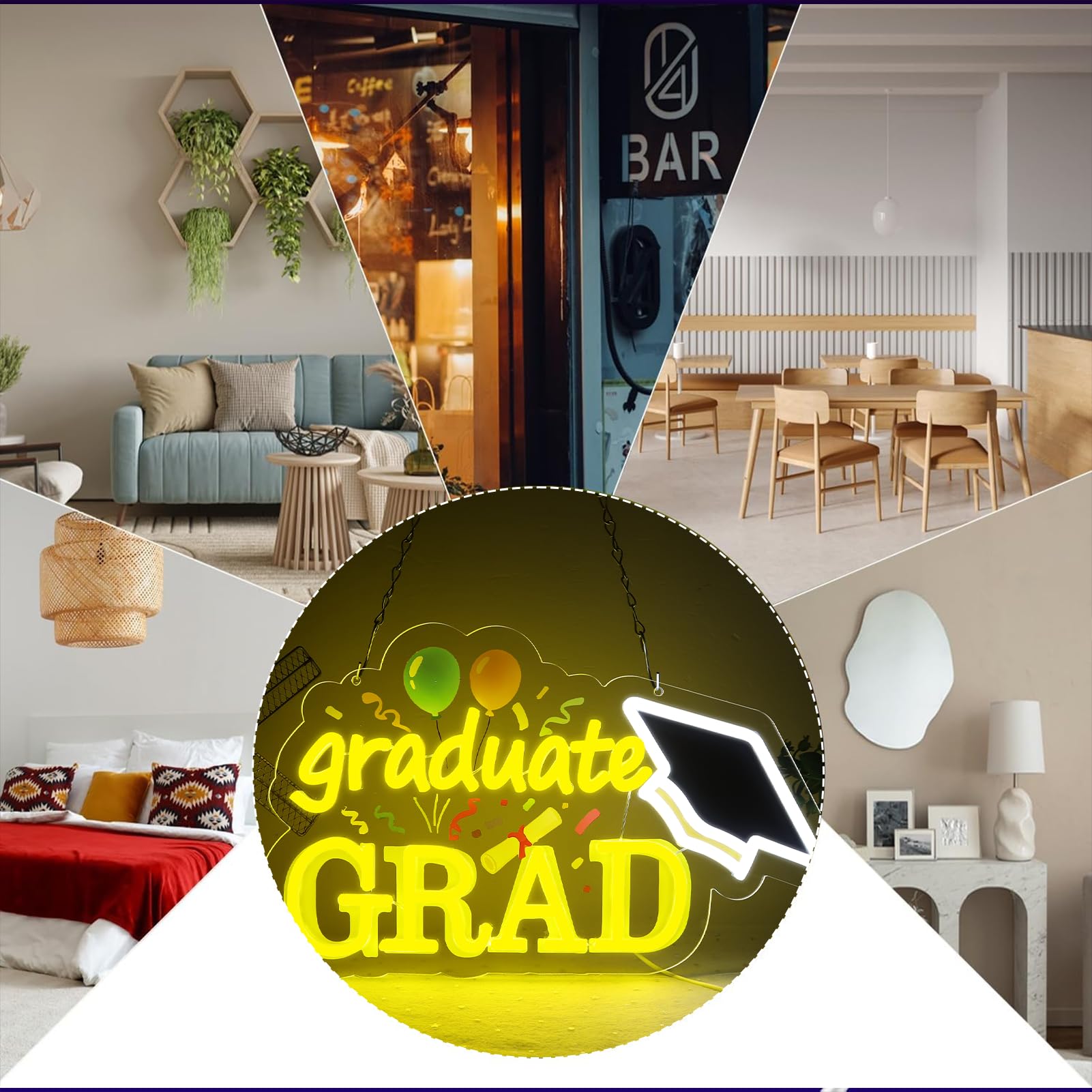 Congrats LED Neon Sign Dimmabl - Lighting Room Decor Photo avaliação e preço