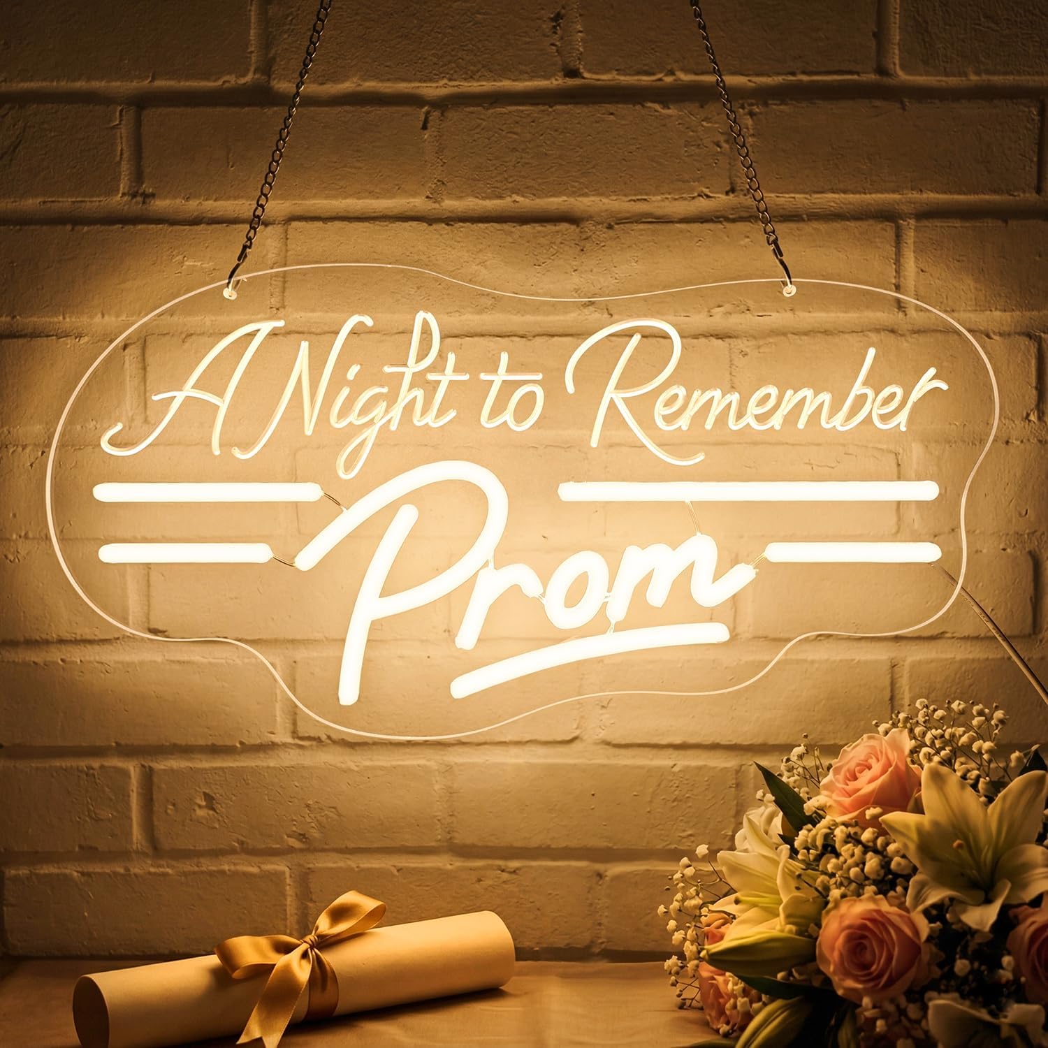 A Night To Remember Prom Neon  - Lighting Room Decor Photo avaliação e preço