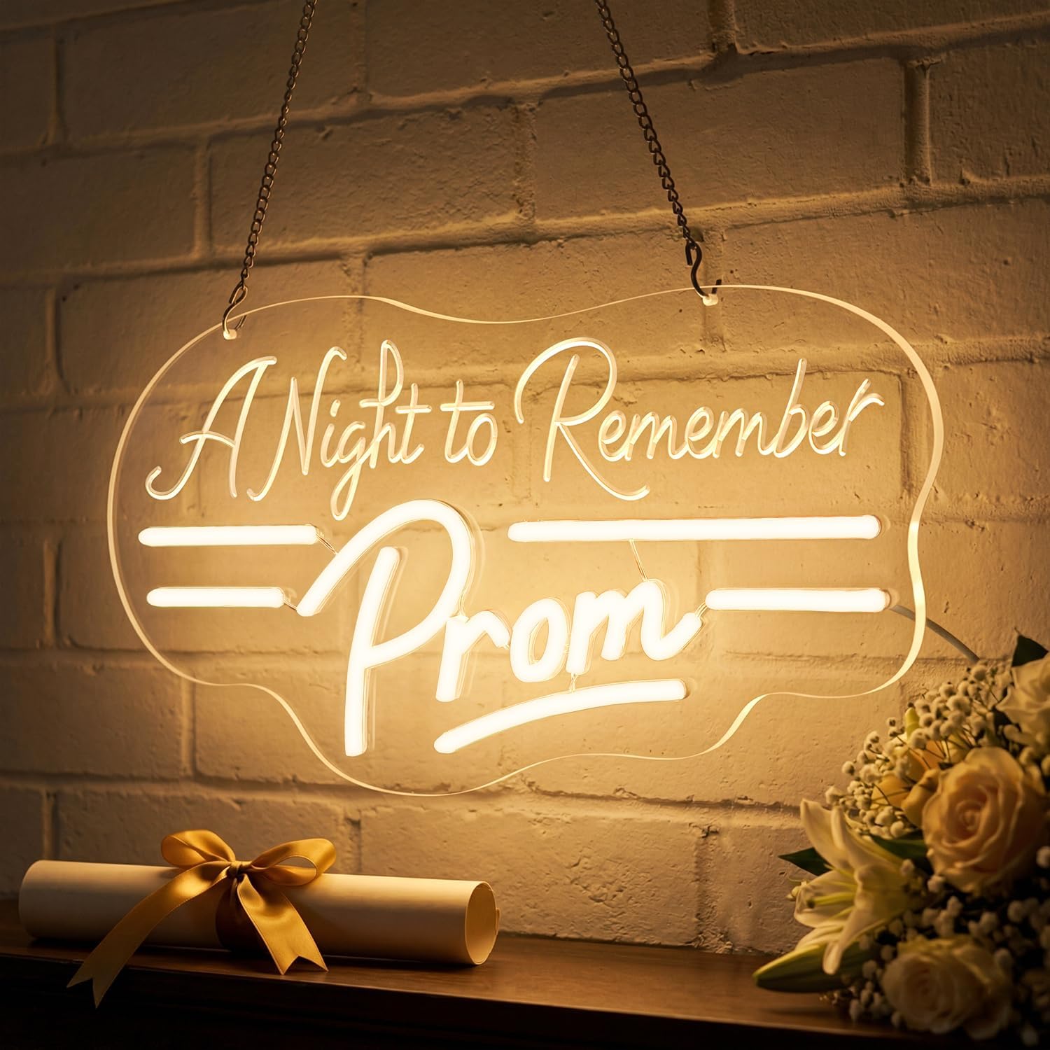 A Night To Remember Prom Neon  - Lighting Room Decor Photo avaliação e preço