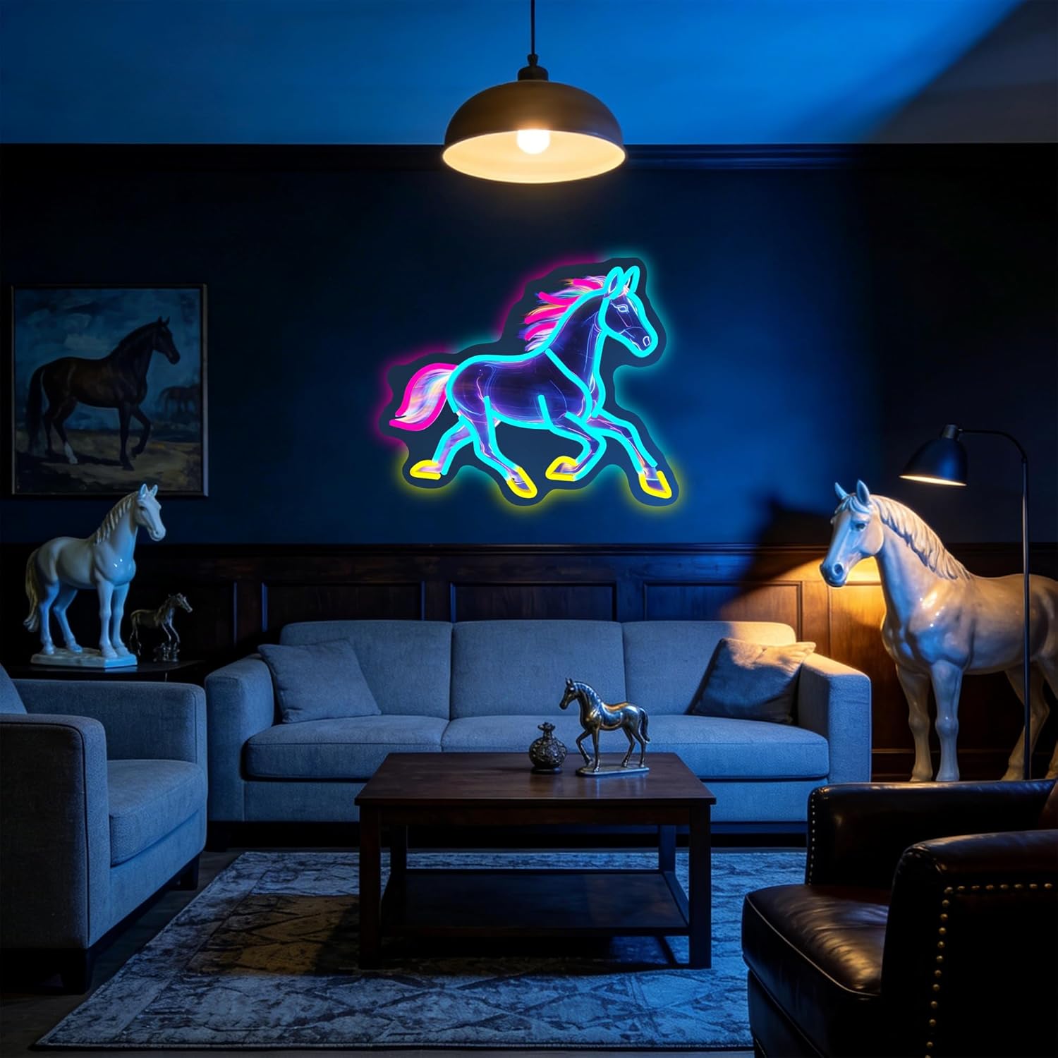Horse Night Light Neon Sign De - Room Decor Lighting Lamp avaliação e preço