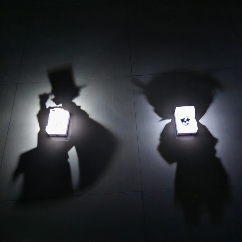 Anime Figure Silhouette Wall L - Lighting Home Decor Items avaliação e preço