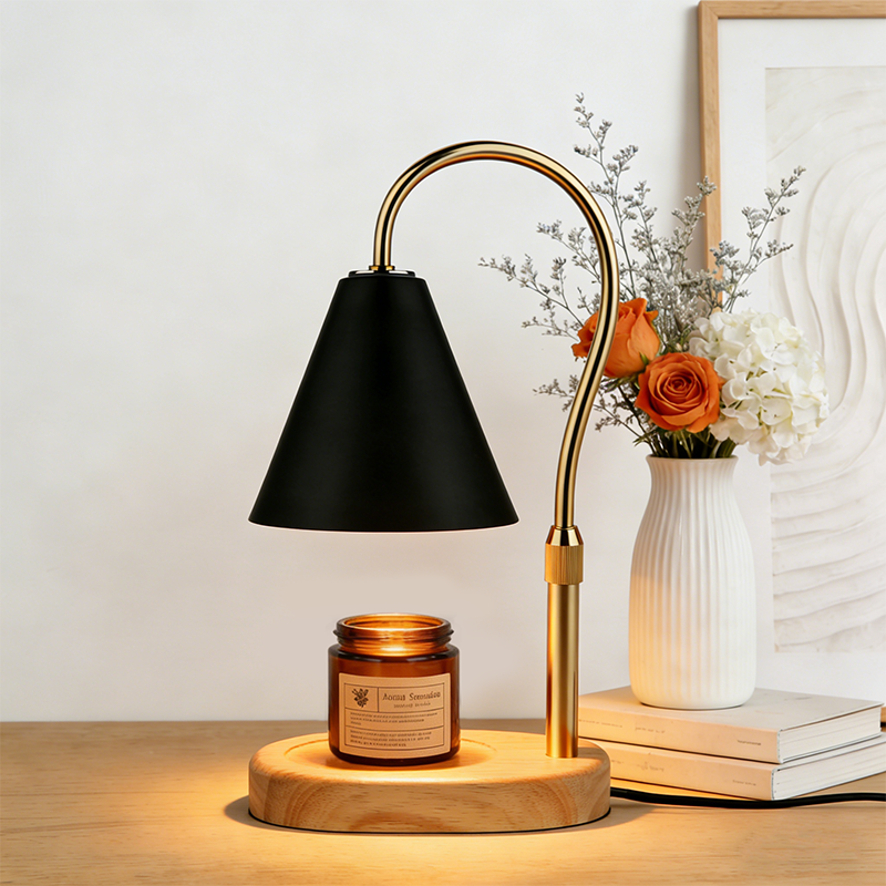 Black Candle Warmer Lamp Kitch - Lighting Decor Living Room avaliação e preço