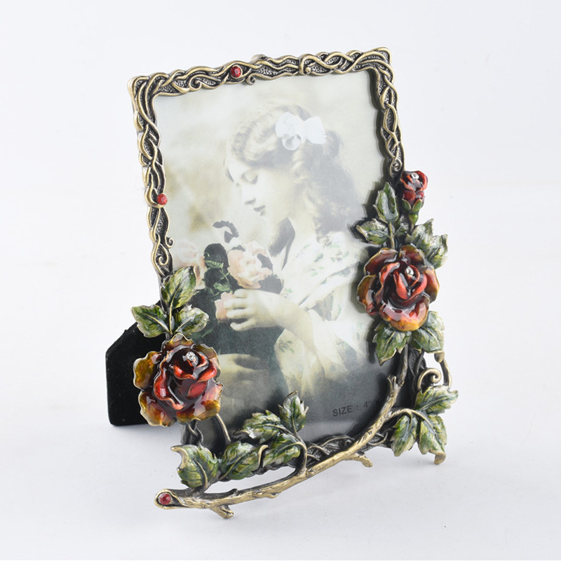 Modern Alloy Photo Frame Decor - Lighting Room Decor Photo avaliação e preço