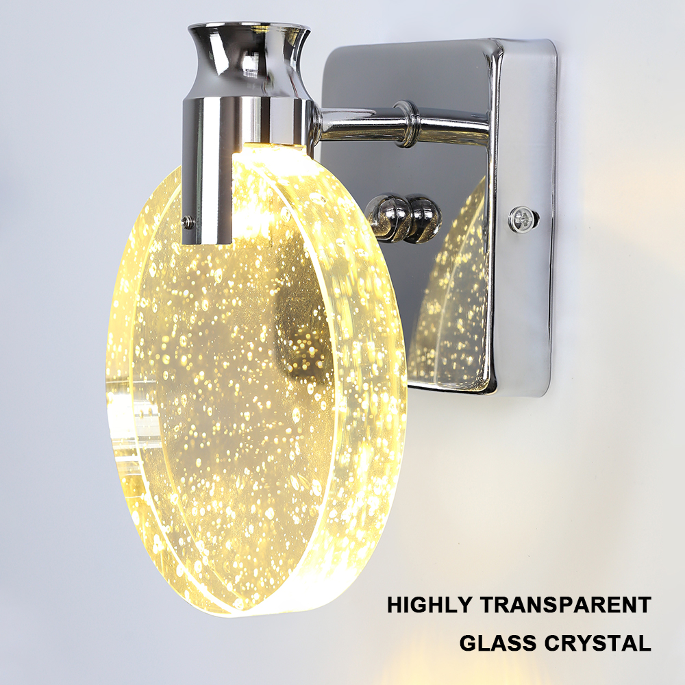 Modern Crystal Interior LED Wa - Lighting Home Decor Items avaliação e preço