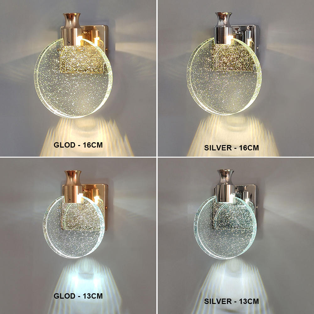 Modern Crystal Interior LED Wa - Lighting Home Decor Items avaliação e preço