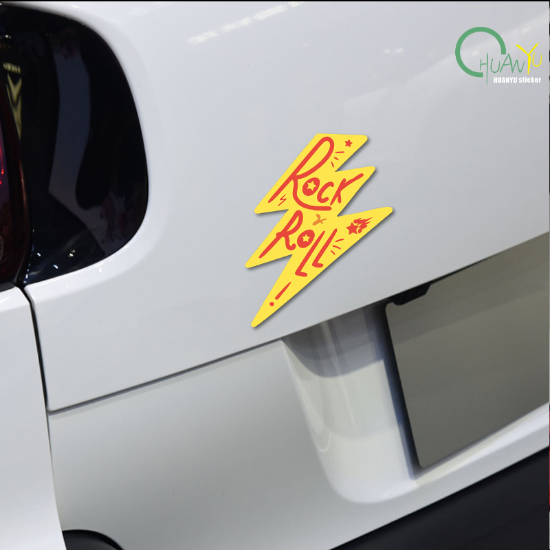 Rock Lightning Car Sticker Mus - Unique Lighting Decor avaliação e preço