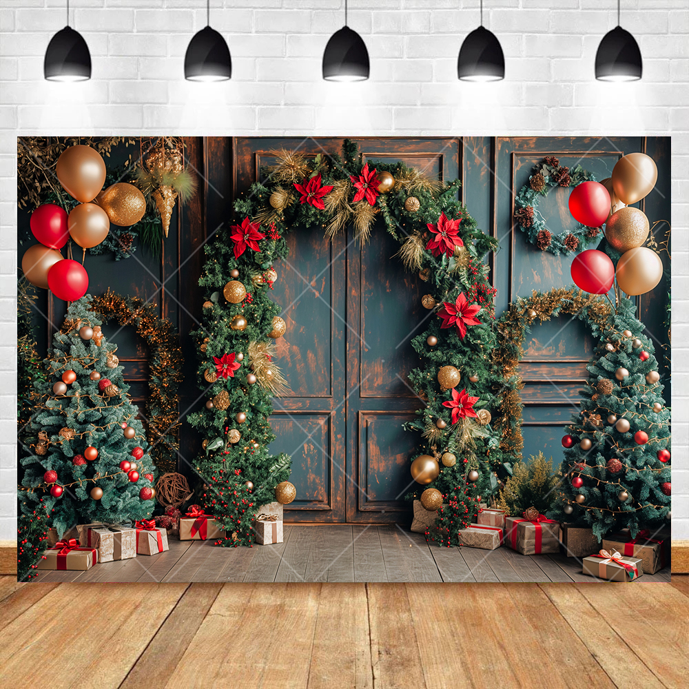 Christmas Interior Arch Window - Lighting Room Decor Photo avaliação e preço
