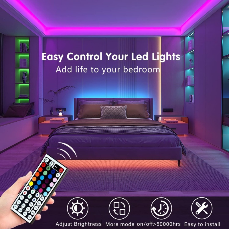 DC 5V USB LED Strip Lights APP - Room Decor Lighting Lamp avaliação e preço