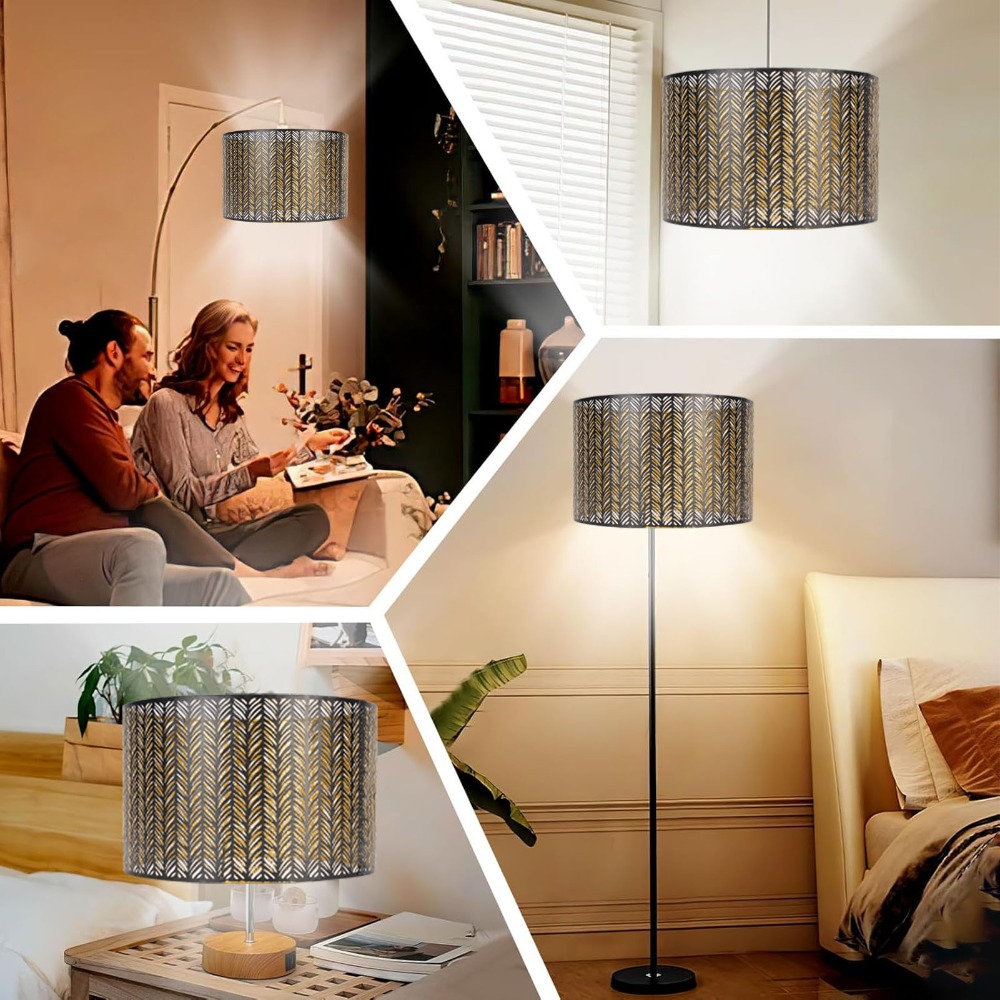 Simple Iron Lampshade Geometri - Geometric Lamp Shade avaliação e preço