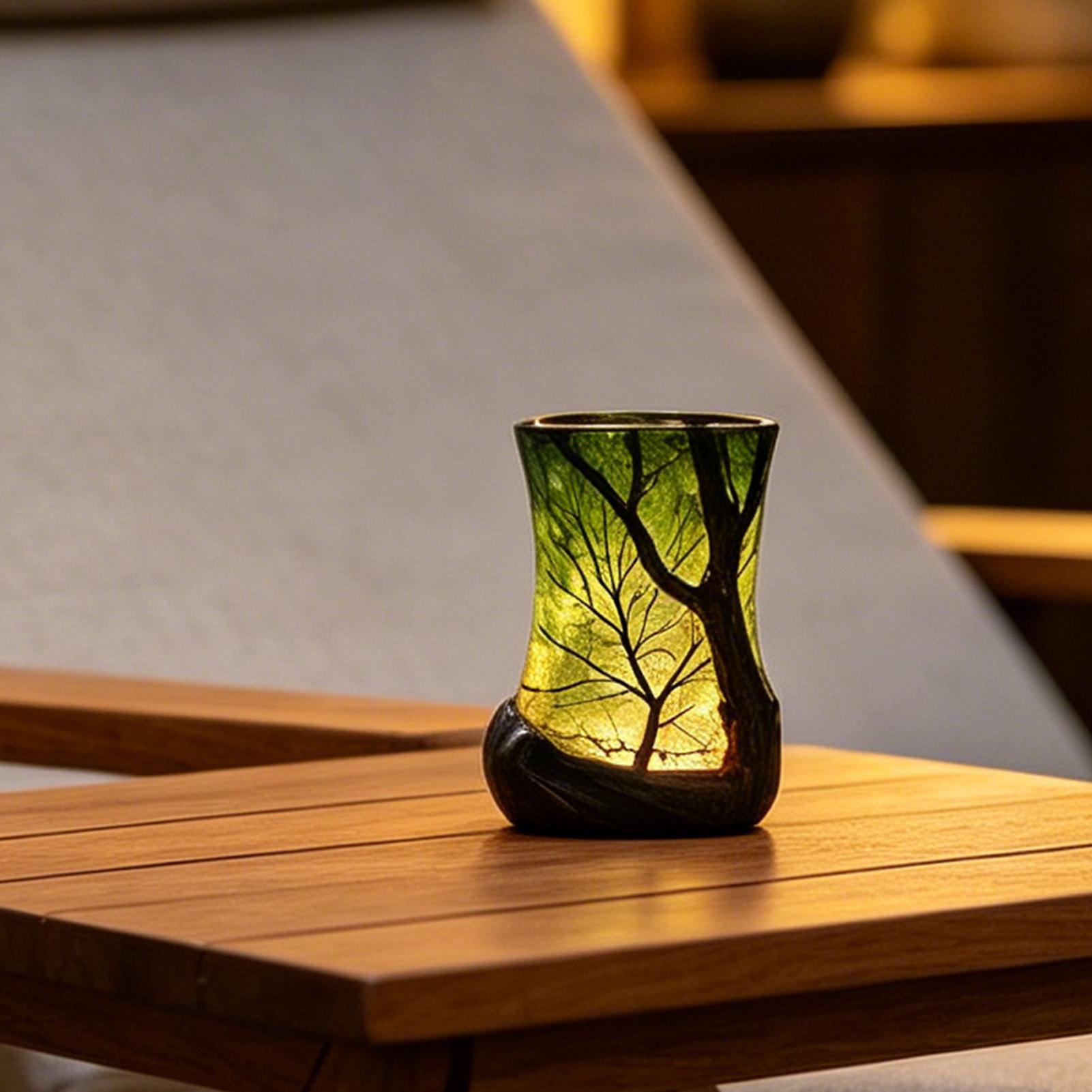 Bedside Table Lamp Forest Nigh - Room Decor Lighting Lamp avaliação e preço