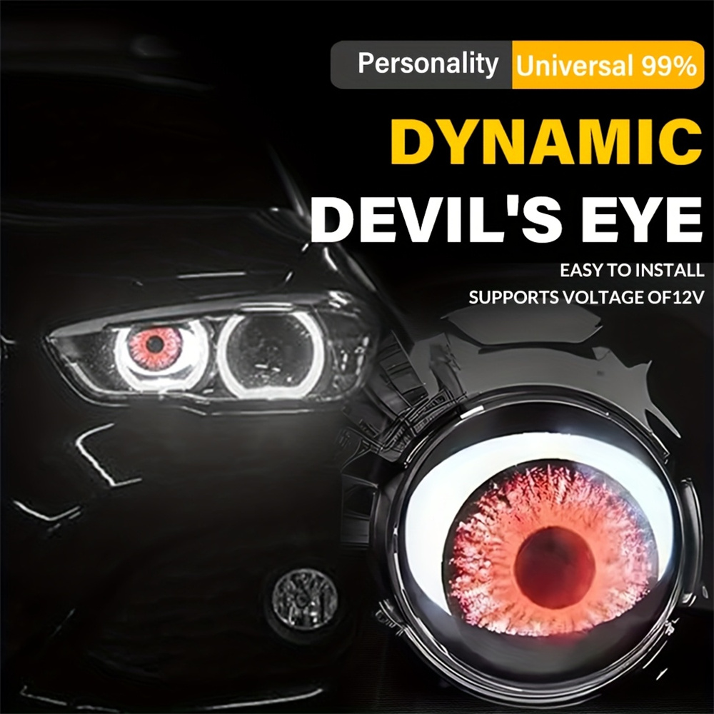  6-Mode Led Dynamic Devil Eye - Lighting Decor avaliação e preço