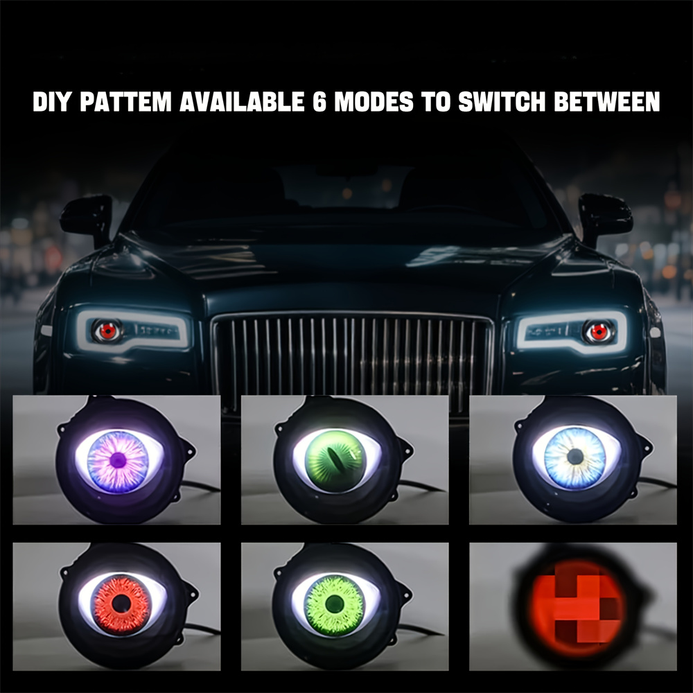  6-Mode Led Dynamic Devil Eye - Lighting Decor avaliação e preço