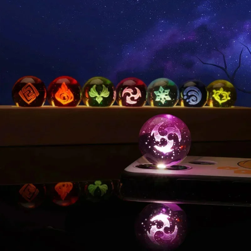 Game Genshin Impact Crystal Ba - Elements Lighting Decor avaliação e preço