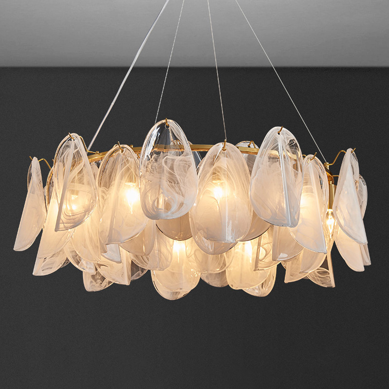 Luxury Glass Chandelier Lighti - Lighting Home Decor Items avaliação e preço