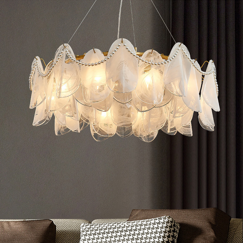 Luxury Glass Chandelier Lighti - Lighting Home Decor Items avaliação e preço