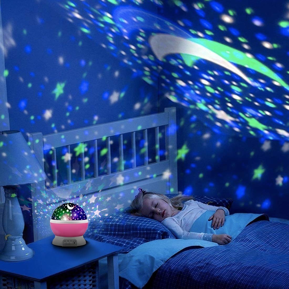 Rotating Galaxy Star Projector - Room Decor Lighting Lamp avaliação e preço