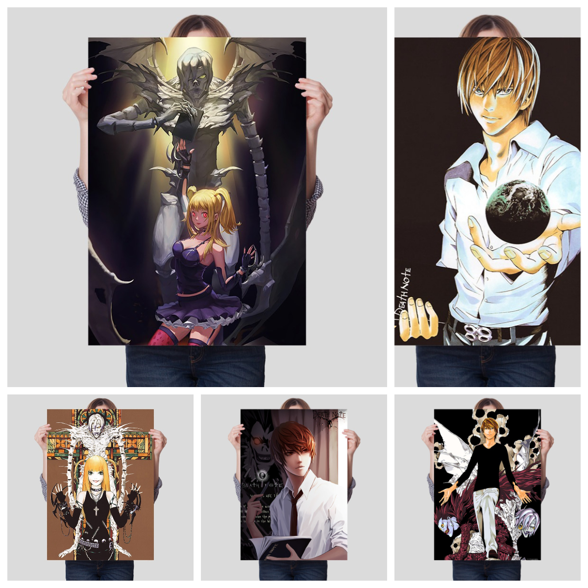 Death Note Unframed Canvas Pri - Lighting Home Decor Items avaliação e preço