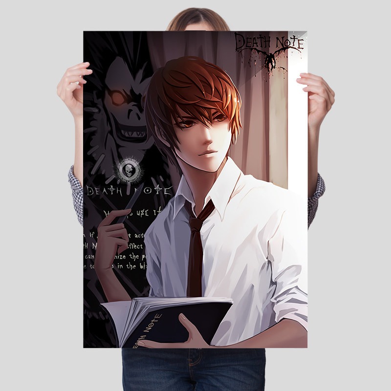 Death Note Unframed Canvas Pri - Lighting Home Decor Items avaliação e preço