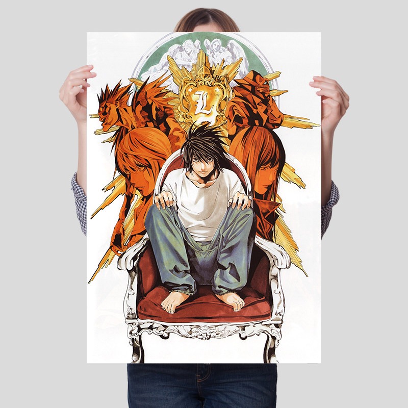 Death Note Unframed Canvas Pri - Lighting Home Decor Items avaliação e preço