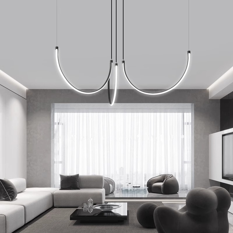 Nordic Minimalism Lines Led Ch - Decor Lighting Online avaliação e preço