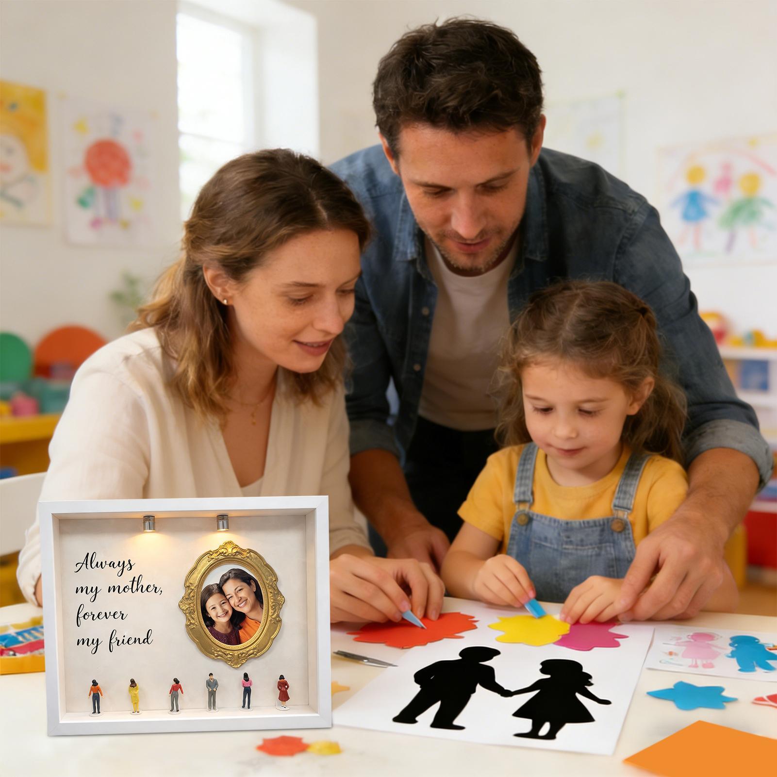 Kit With Lights Figurines Memo - Lighting Room Decor Photo avaliação e preço