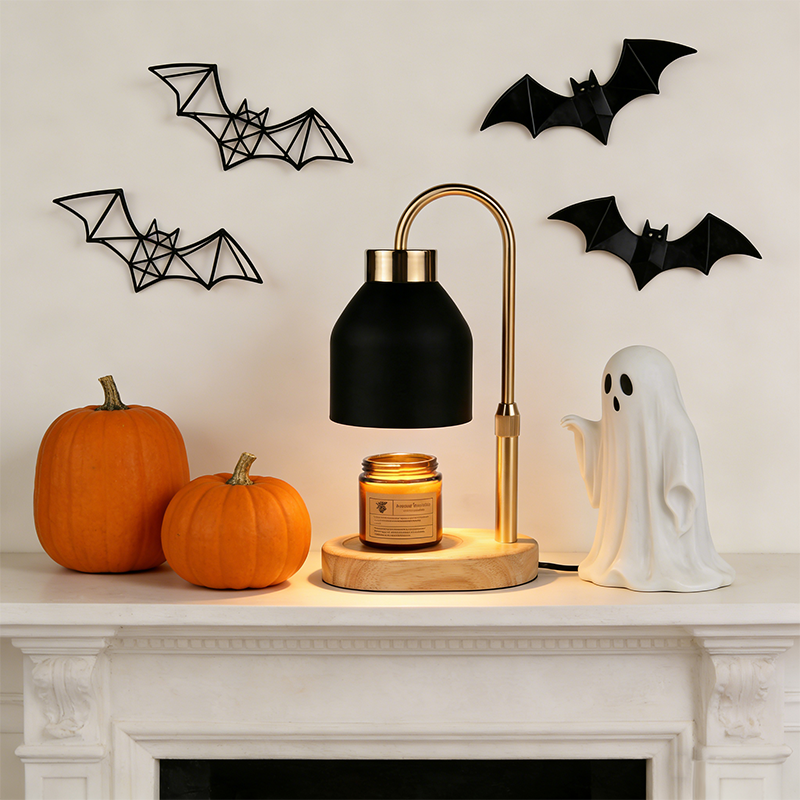 Black Candle Warmer Lamp with  - Lighting Decor Living Room avaliação e preço