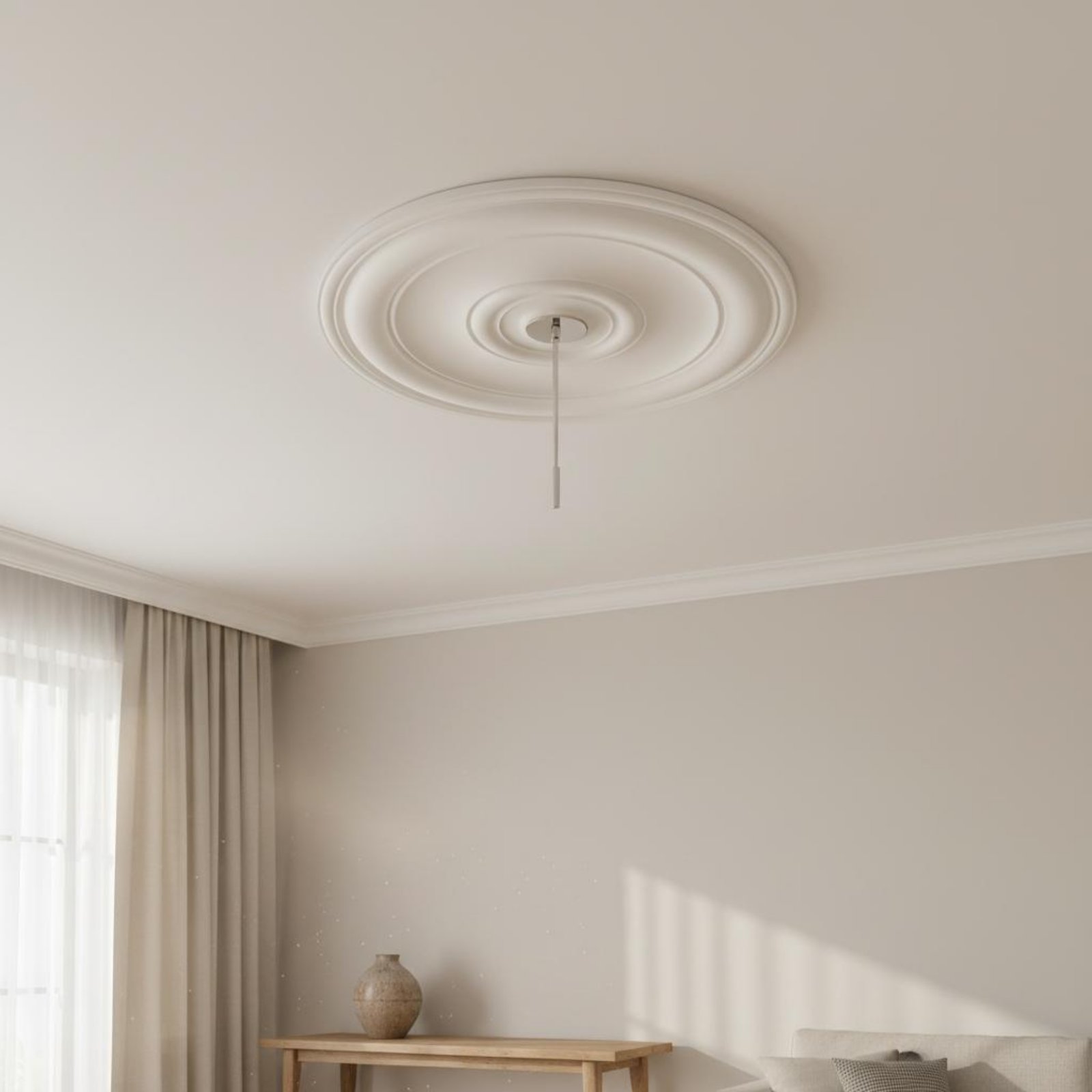 Round Ceiling Medallion Europe - Lighting Decor avaliação e preço