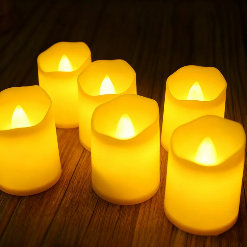 LED Candle with Tear-Effect, W - Lighting Effect Home Decor avaliação e preço