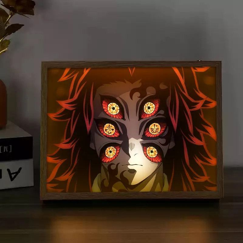 Demon Slayer Action Figures Li - Lighting Room Decor Photo avaliação e preço