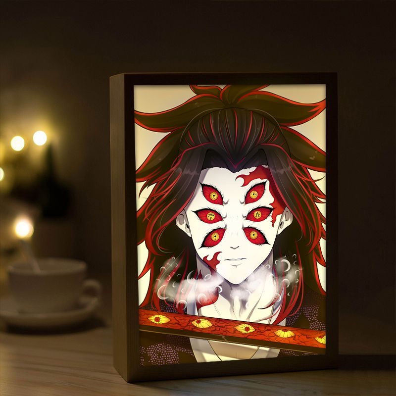 Demon Slayer Action Figures Li - Lighting Room Decor Photo avaliação e preço