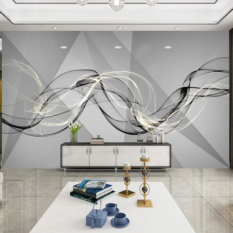 Custom Photo Wallpaper Modern  - Lighting Room Decor Photo avaliação e preço
