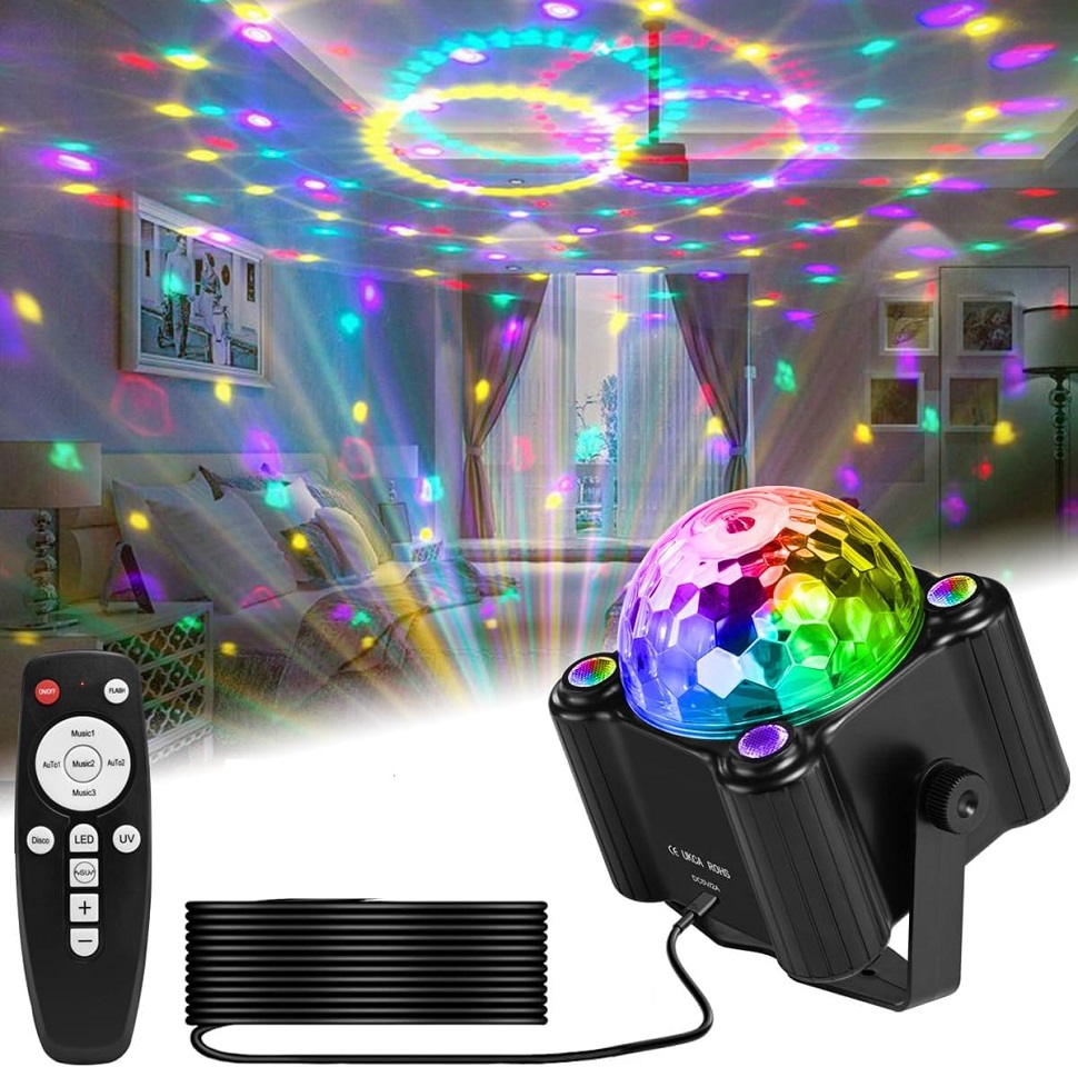 Party Lights Dj Disco Ball Lig - Lighting Effect Home Decor avaliação e preço