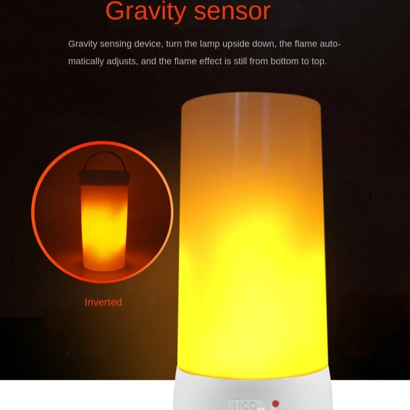 Flame Effect LED Night Light L - Lighting Effect Home Decor avaliação e preço