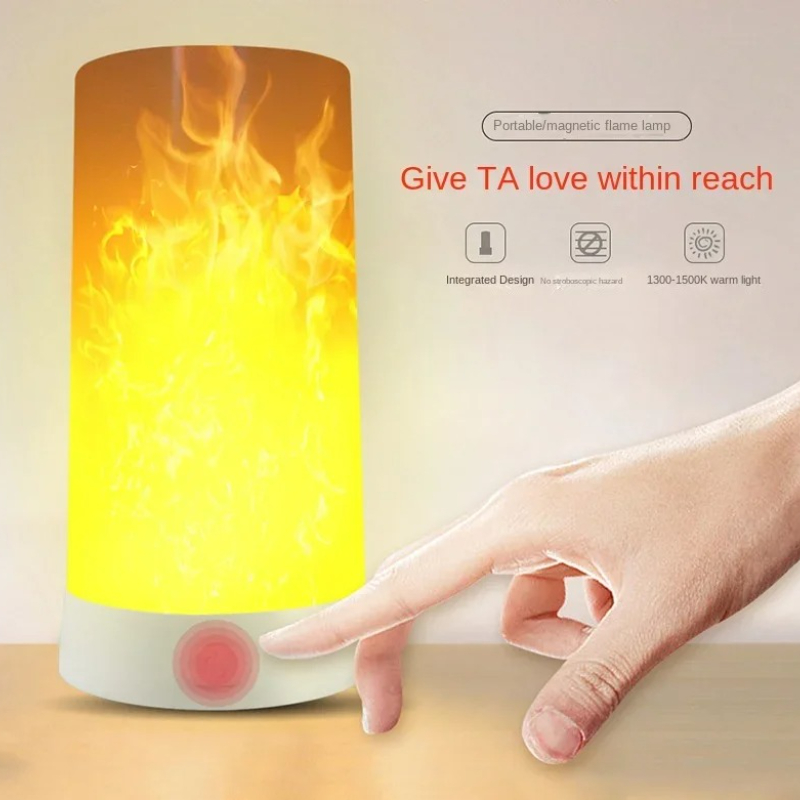 Flame Effect LED Night Light L - Lighting Effect Home Decor avaliação e preço