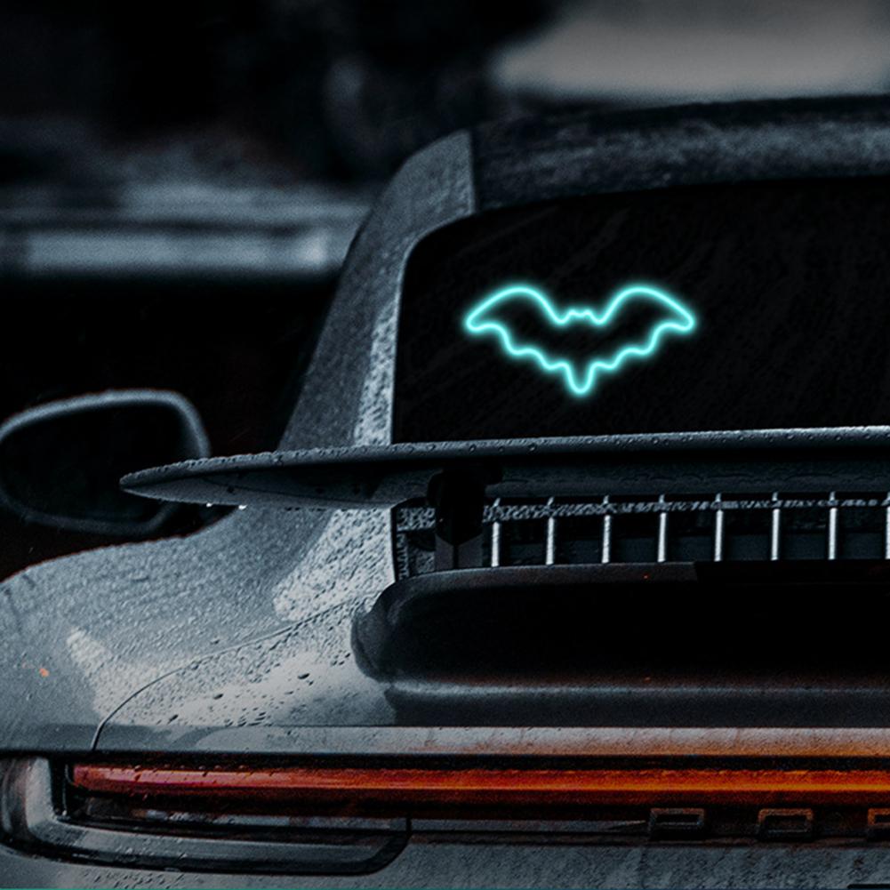 Solar Bat Shape LED Car Window - Unique Lighting Decor avaliação e preço