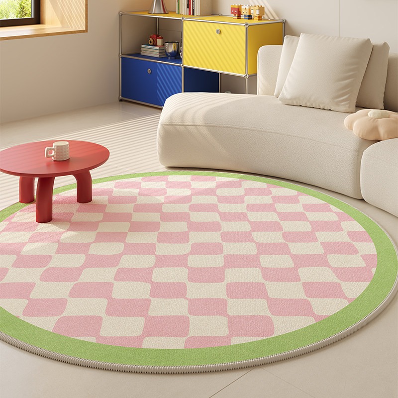 Round Macaron-colored Plaid Li - Decor Lighting Online avaliação e preço