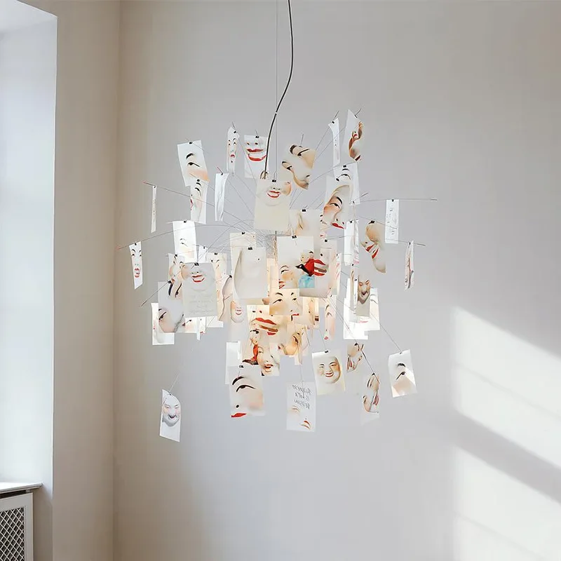 Zettel'z LED Chandelier Lustre - Lighting Room Decor Photo avaliação e preço