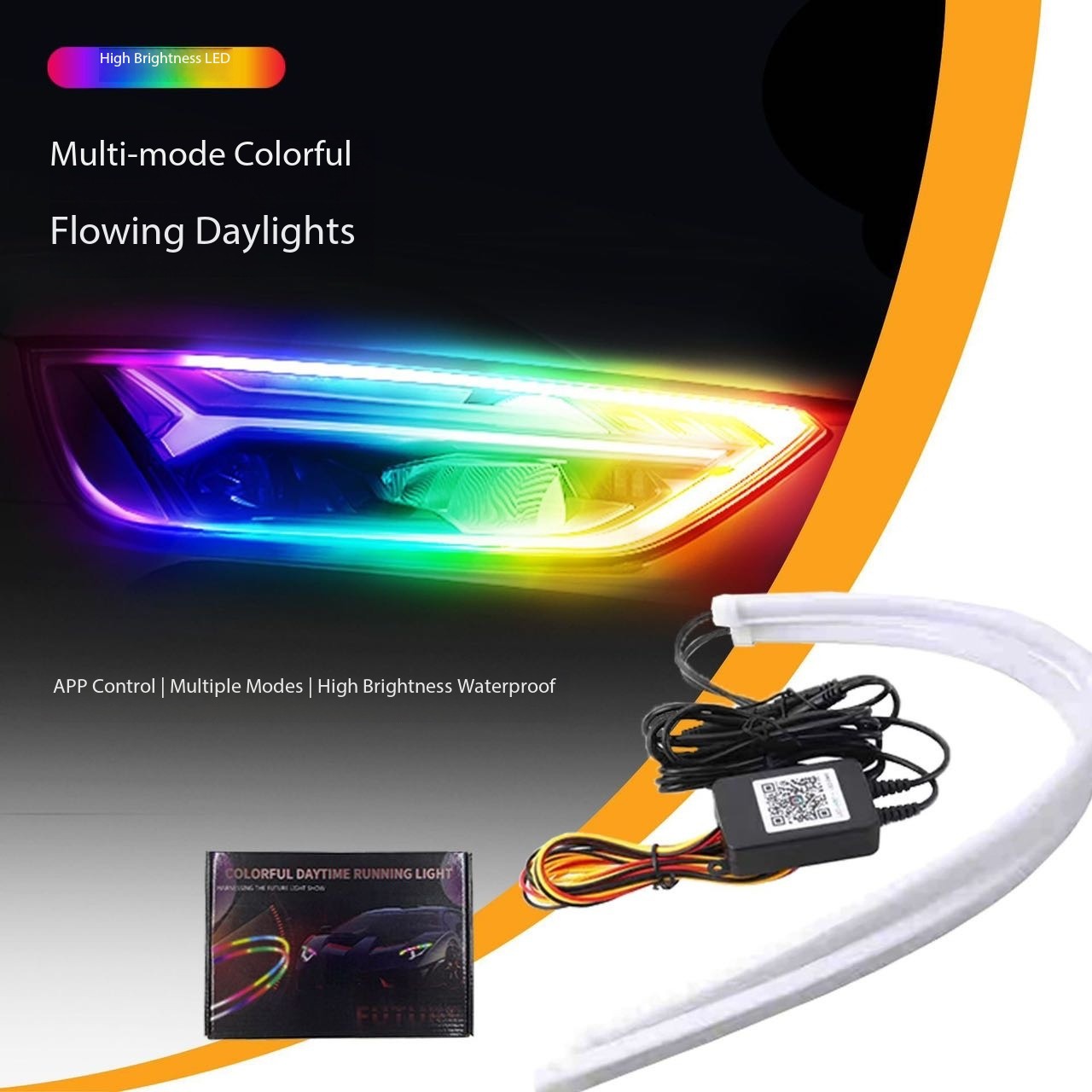 12V DRL Car LED Daytime Runnin - Lampu Lighting Decor avaliação e preço