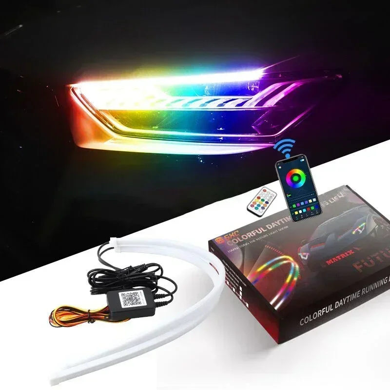 12V DRL Car LED Daytime Runnin - Lampu Lighting Decor avaliação e preço
