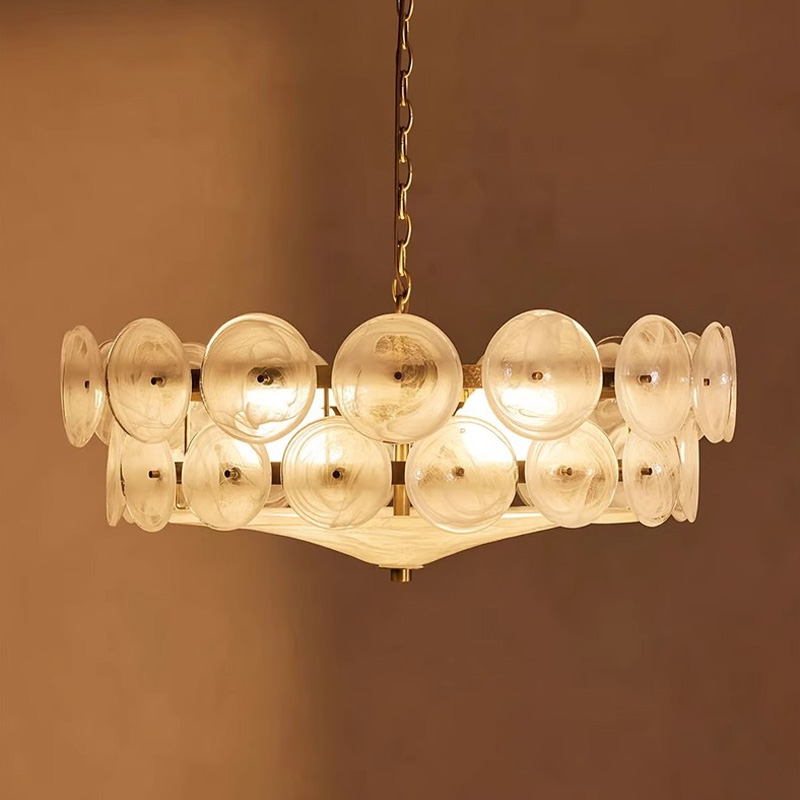 Luxury Glass Chandelier Lighti - Lighting Home Decor Items avaliação e preço