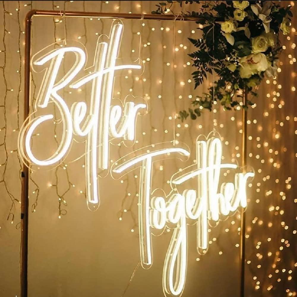 Better Together Neon Sign USB  - Lighting Decor Living Room avaliação e preço