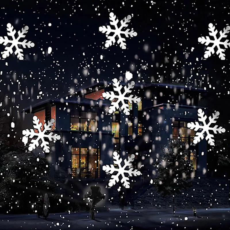 Christmas Snowflake Laser Ligh - Lighting Effect Home Decor avaliação e preço