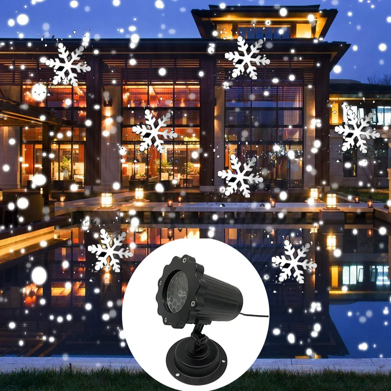Christmas Snowflake Laser Ligh - Lighting Effect Home Decor avaliação e preço