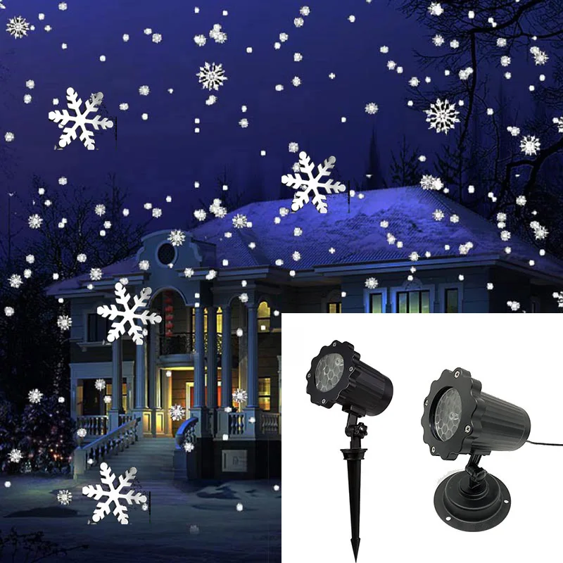 Christmas Snowflake Laser Ligh - Lighting Effect Home Decor avaliação e preço