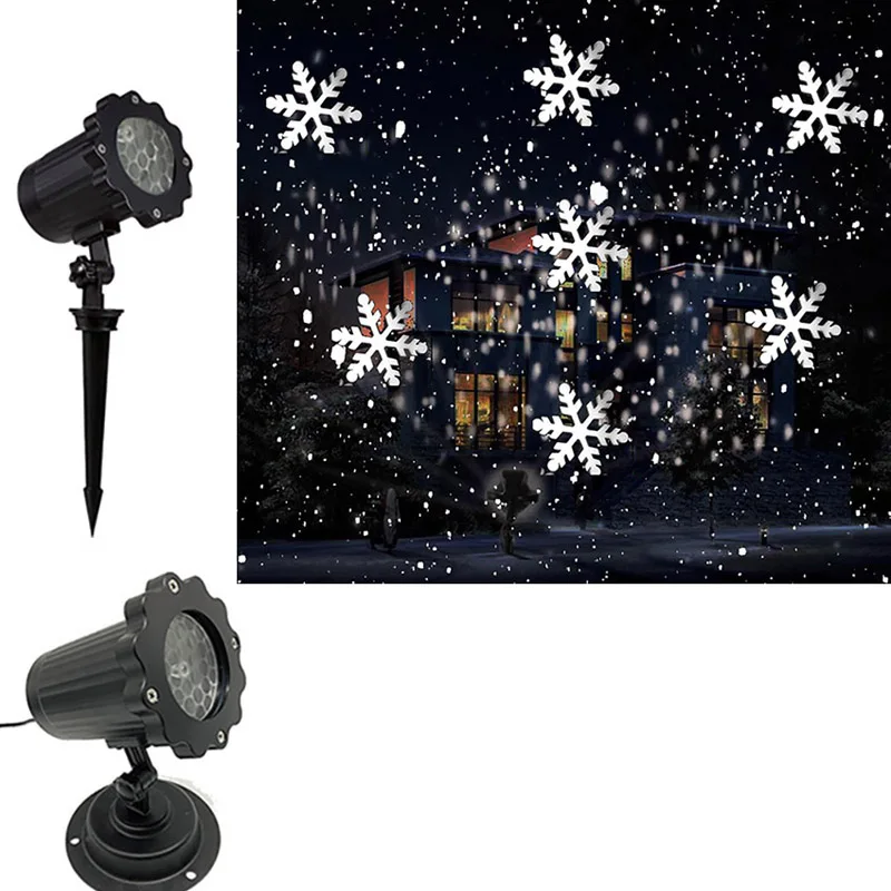 Christmas Snowflake Laser Ligh - Lighting Effect Home Decor avaliação e preço